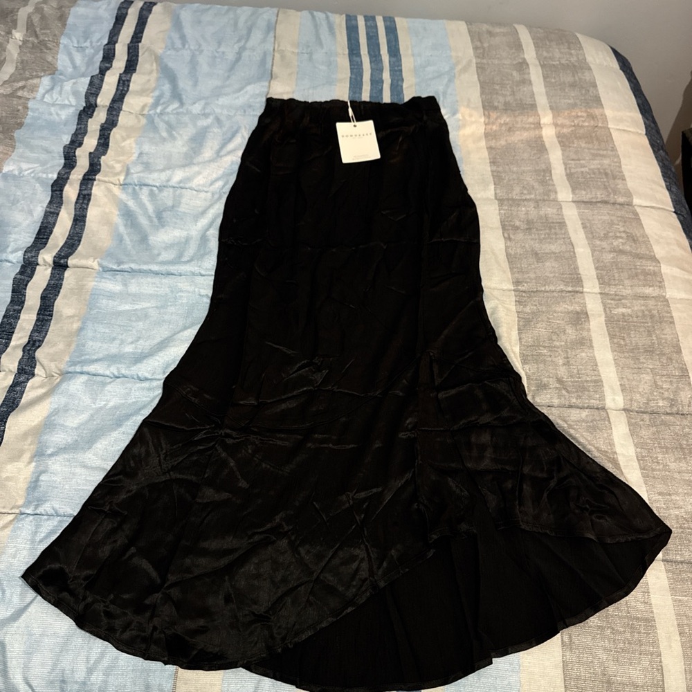DownEast Black High Low Women's Skirt